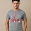 Grey Never Mind Premium Cotton T Shirt