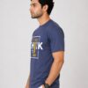 Blue Think Outside The Box Premium Cotton T Shirt
