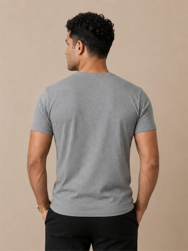 Grey Never Mind Premium Cotton T Shirt
