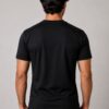 Black Crest Embroidered Premium Cotton T Shirt