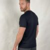 Black Signature Crest Embroidery Premium Cotton T Shirt