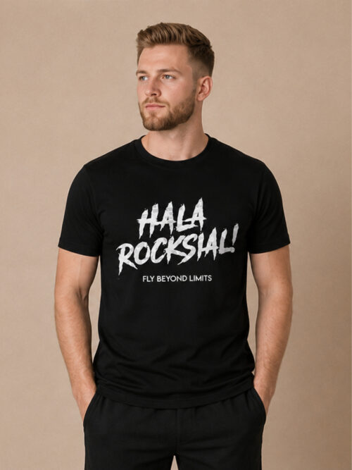 Hala Rocksial Graphic Premium Cotton T Shirt
