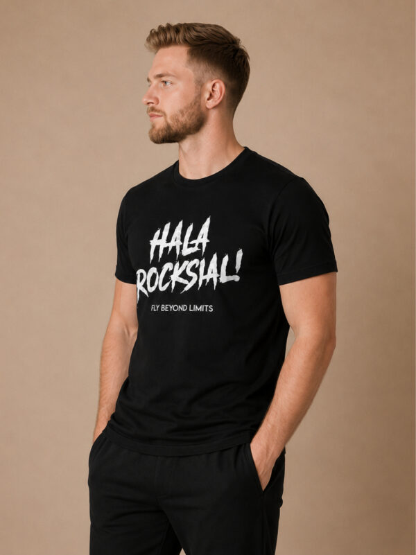 Hala Rocksial Graphic Premium Cotton T Shirt