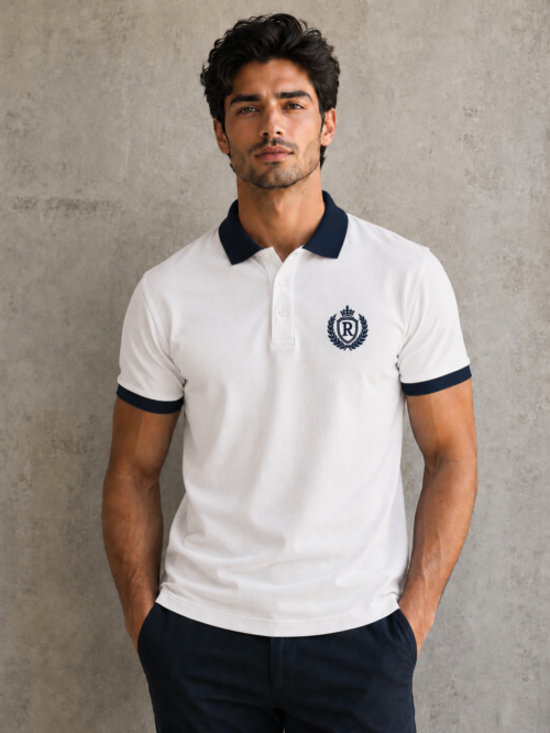 Rocksial Contrast Collar Premium Polo Shirt