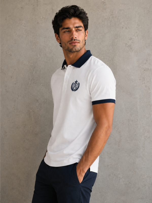 Rocksial Contrast Collar Premium Polo Shirt